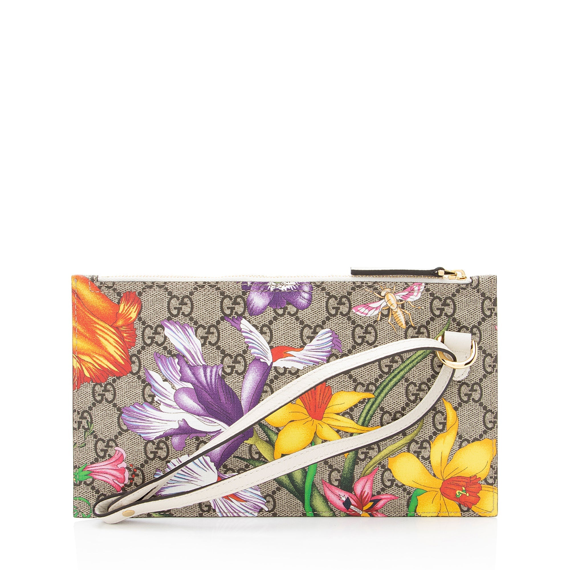 Gucci GG Supreme Flora Pochette