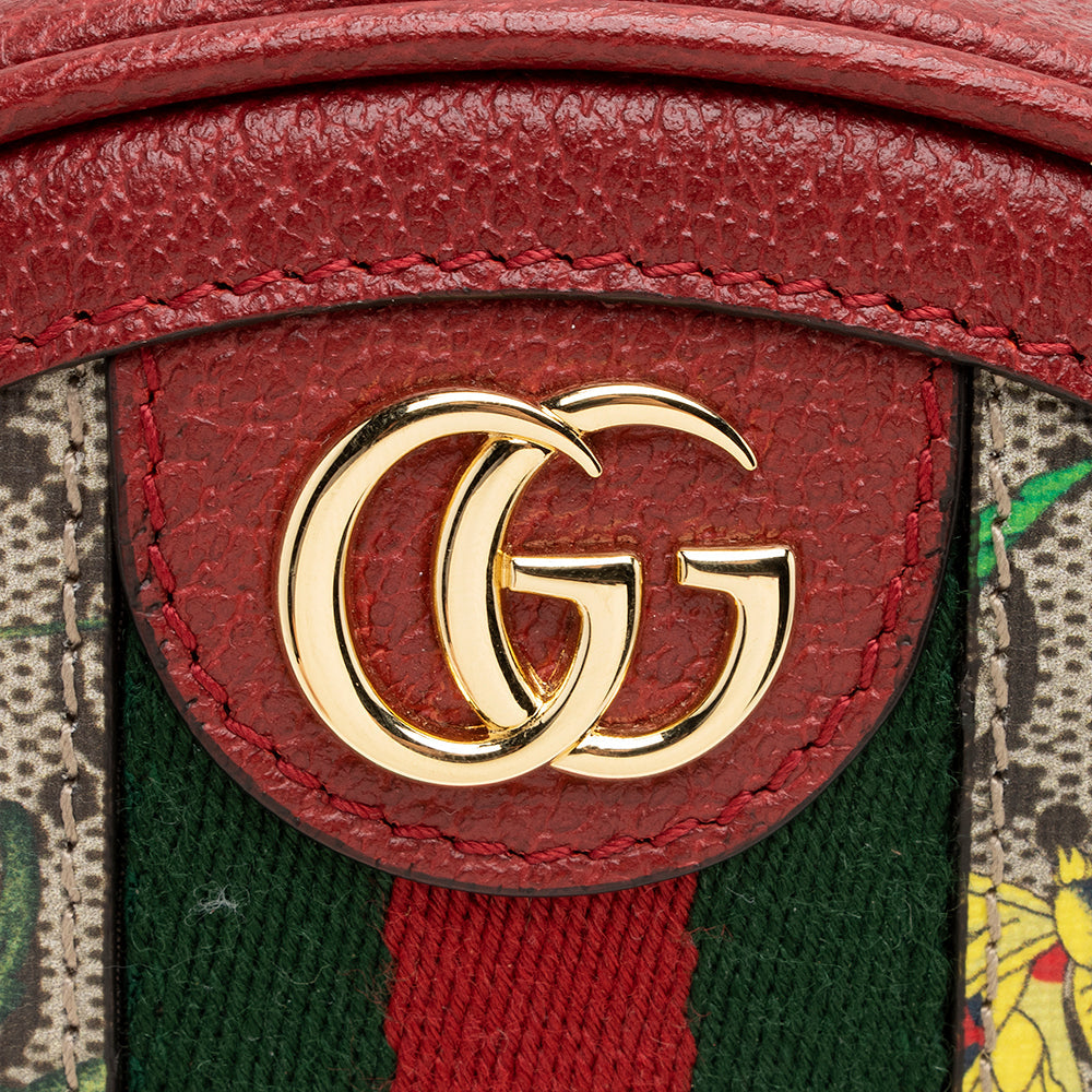 Gucci Gucci Supreme Flora Ophidia Round Mini Backpack (SHF-17170)