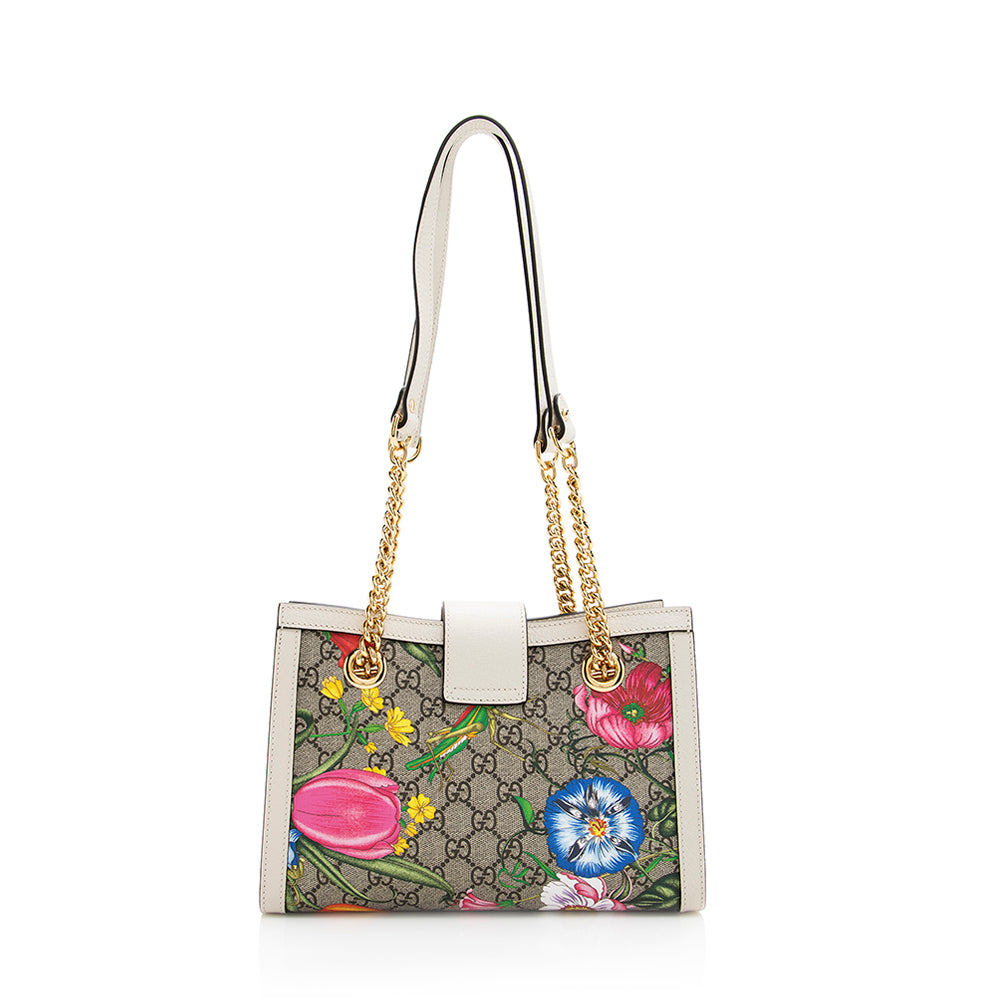 Gucci GG Supreme Flora Small Tote (SHF-19461)