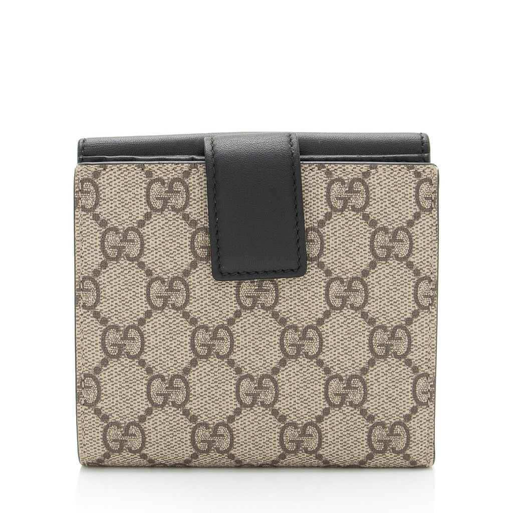 Gucci GG Supreme French Wallet (SHF-R0B4E3)