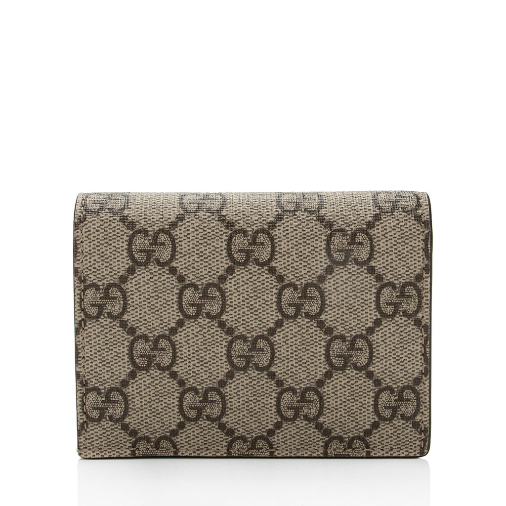 Gucci GG Supreme GG Marmont Card Case Wallet (SHF-38xYSP)