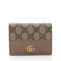 Gucci GG Supreme GG Marmont Card Case Wallet (SHF-38xYSP)