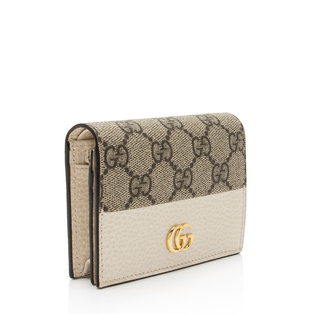 Gucci GG Supreme GG Marmont Card Case (SHF-bZF8Z2)