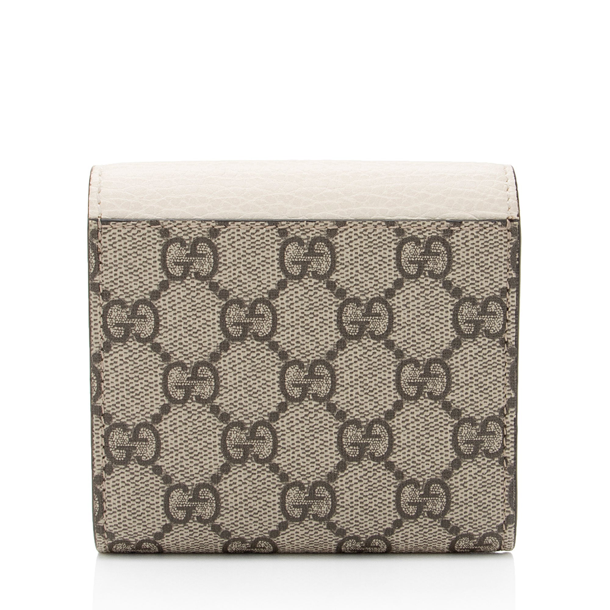 Gucci GG Supreme GG Marmont Compact Wallet (SHF-f4pbRS)