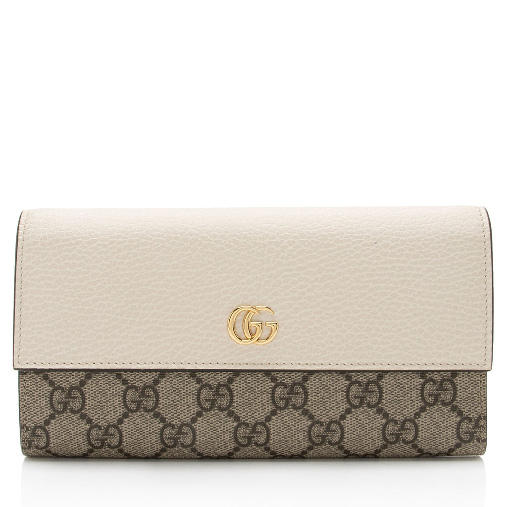 Gucci GG Supreme GG Marmont Continental Wallet (SHF-A4ciyB)
