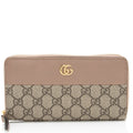 Gucci GG Supreme GG Marmont Zip Around Wallet