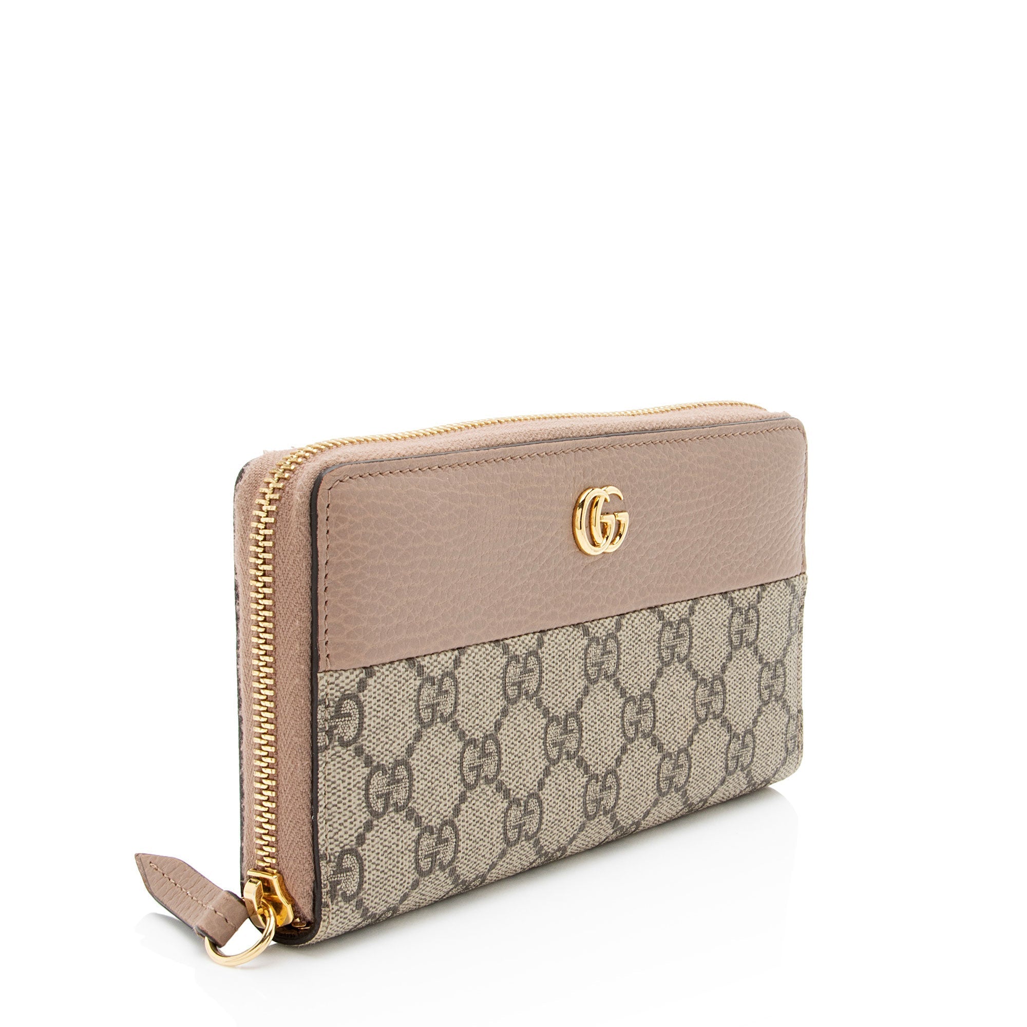 Gucci GG Supreme GG Marmont Zip Around Wallet