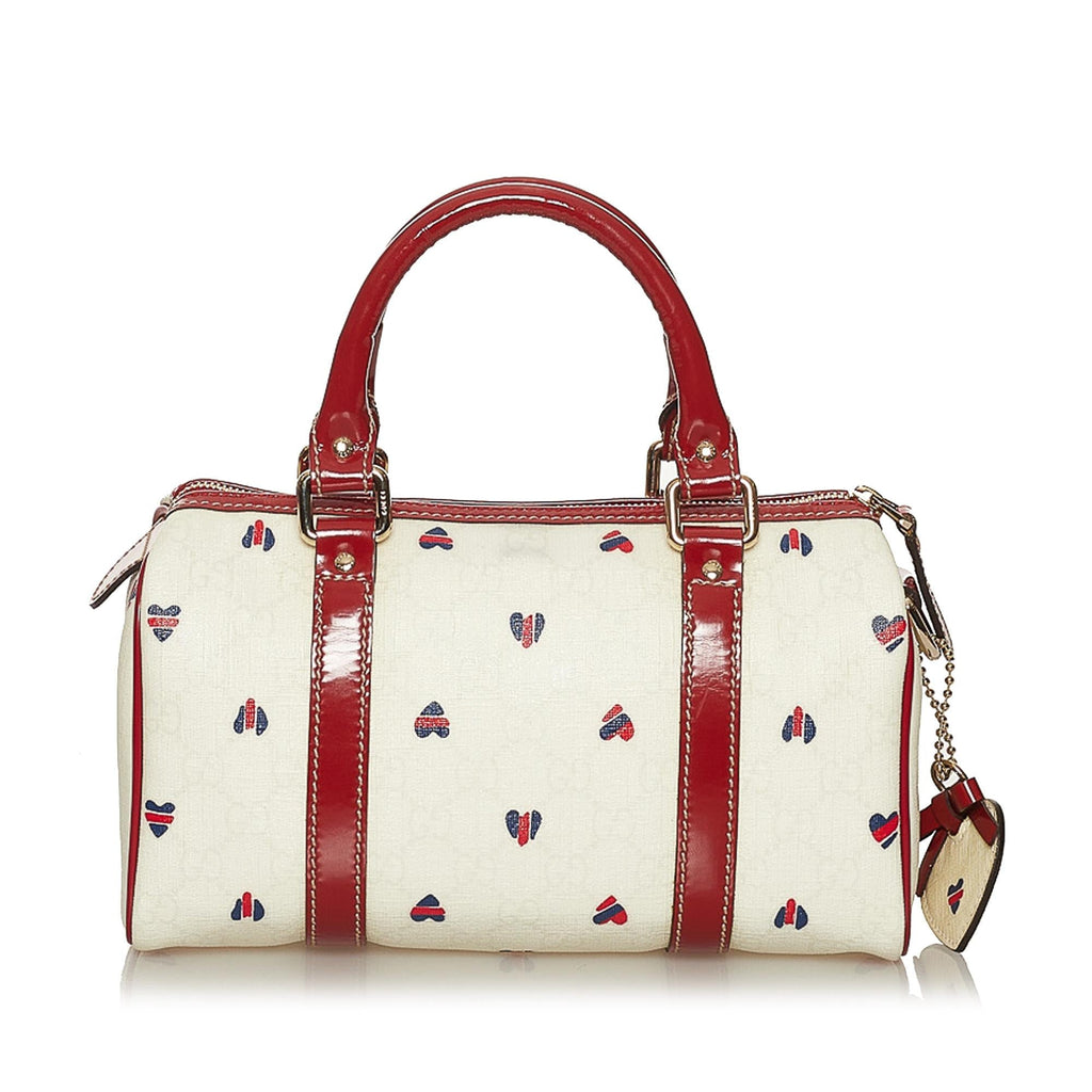 Gucci Gucci Supreme Hearts Small Joy Boston Bag (SHG-28628)