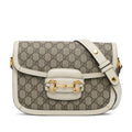 Gucci GG Supreme Horsebit 1955 Crossbody Bag (SHG-hjtQvv)