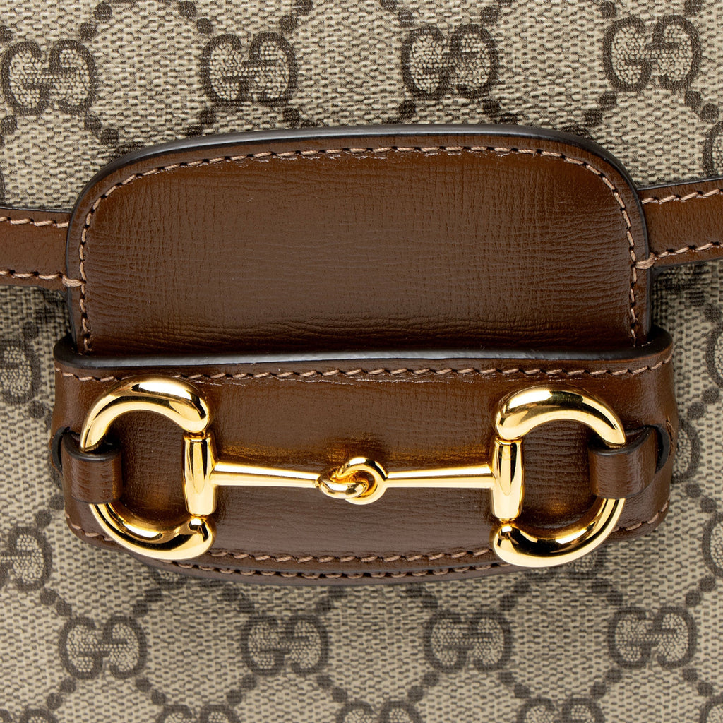 Gucci GG Supreme Horsebit 1955 Medium Shoulder Bag