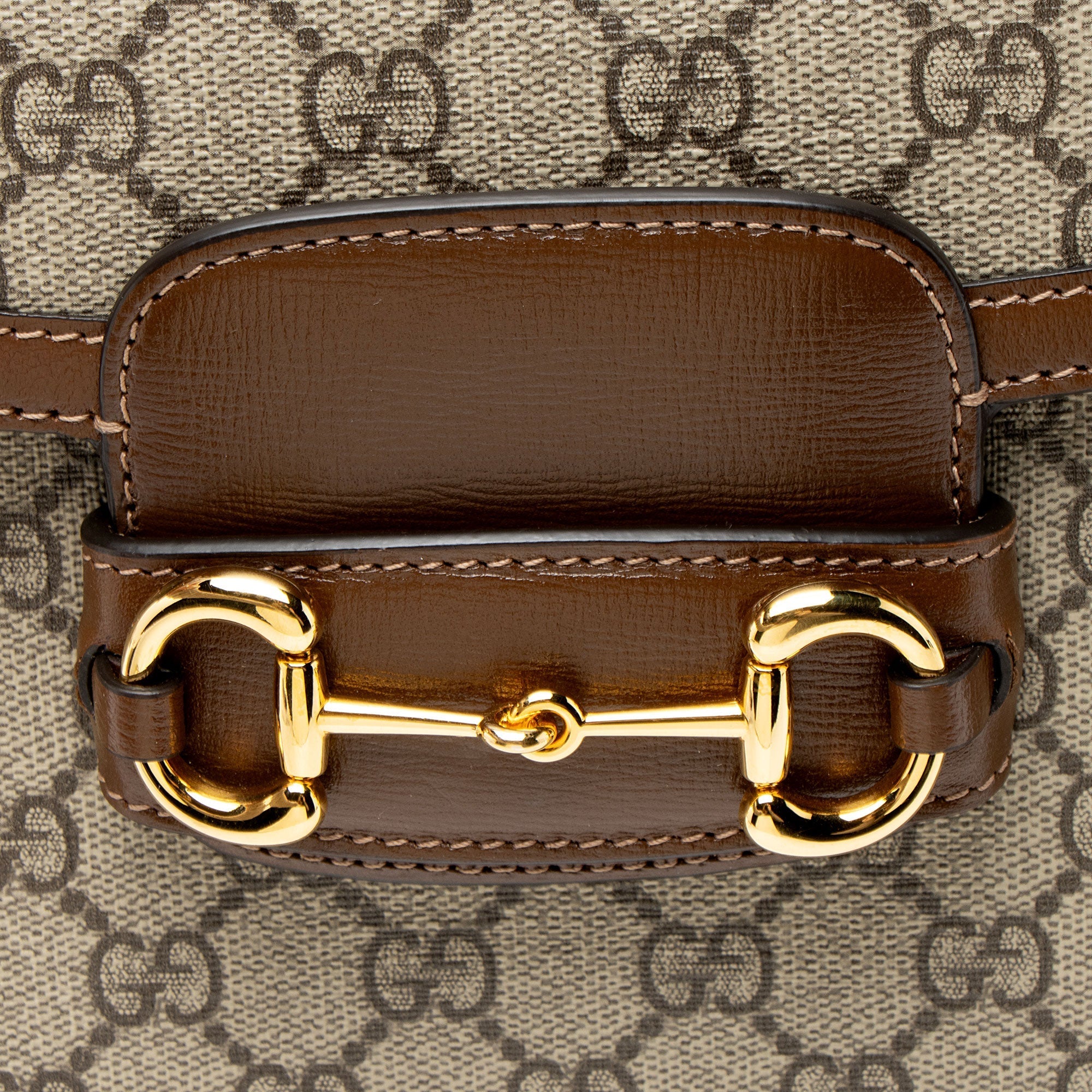 Gucci GG Supreme Horsebit 1955 Medium Shoulder Bag