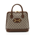 Gucci GG Supreme Horsebit 1955 Medium Top Handle (SHF-s7mzQw)