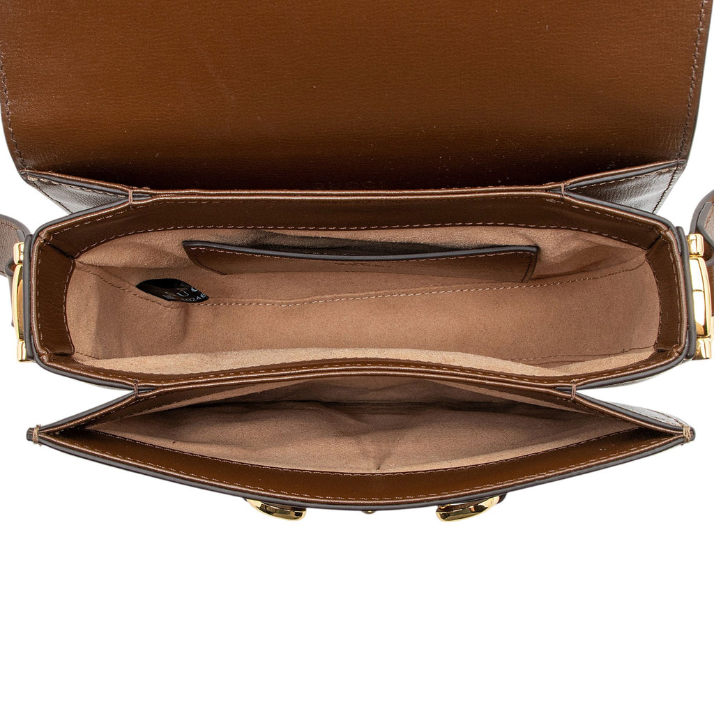 Gucci GG Supreme Horsebit 1955 Mini Rounded Shoulder Bag