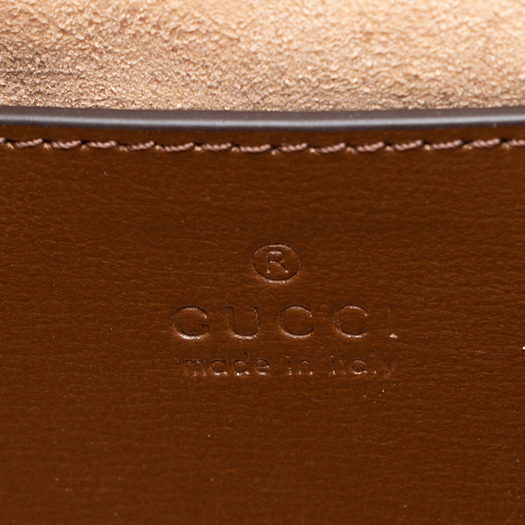 Gucci GG Supreme Horsebit 1955 Mini Rounded Shoulder Bag