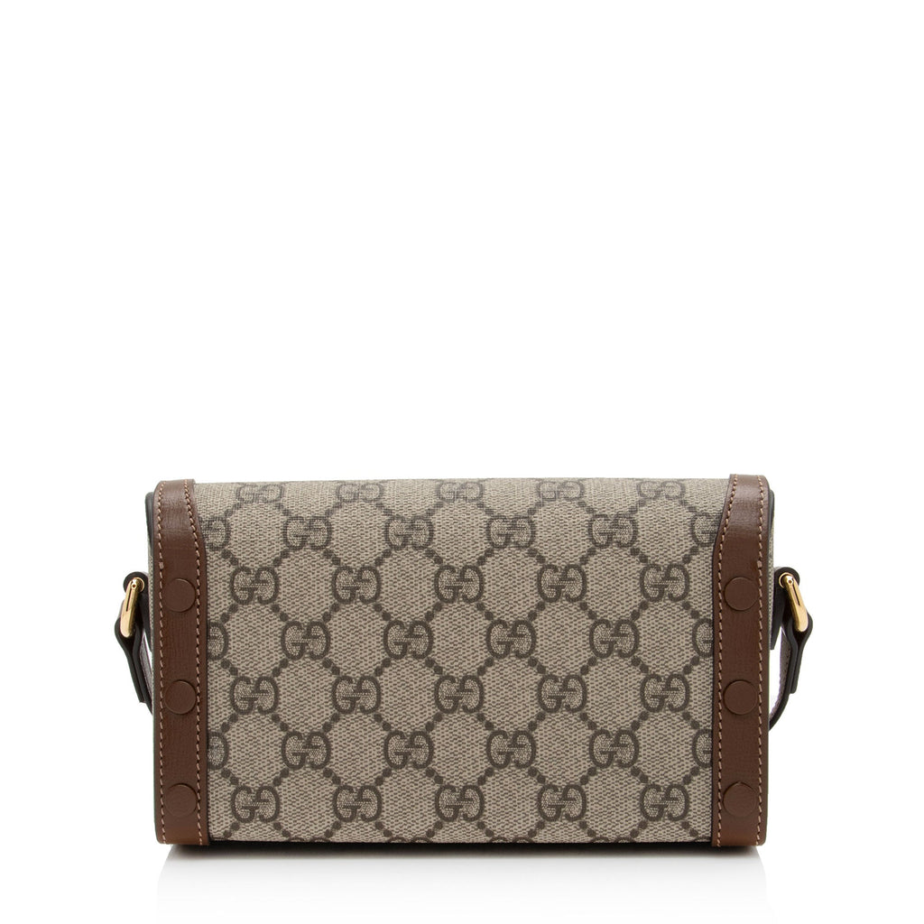 Gucci GG Supreme Horsebit 1955 Mini Shoulder Bag (SHF-IqWPZK)