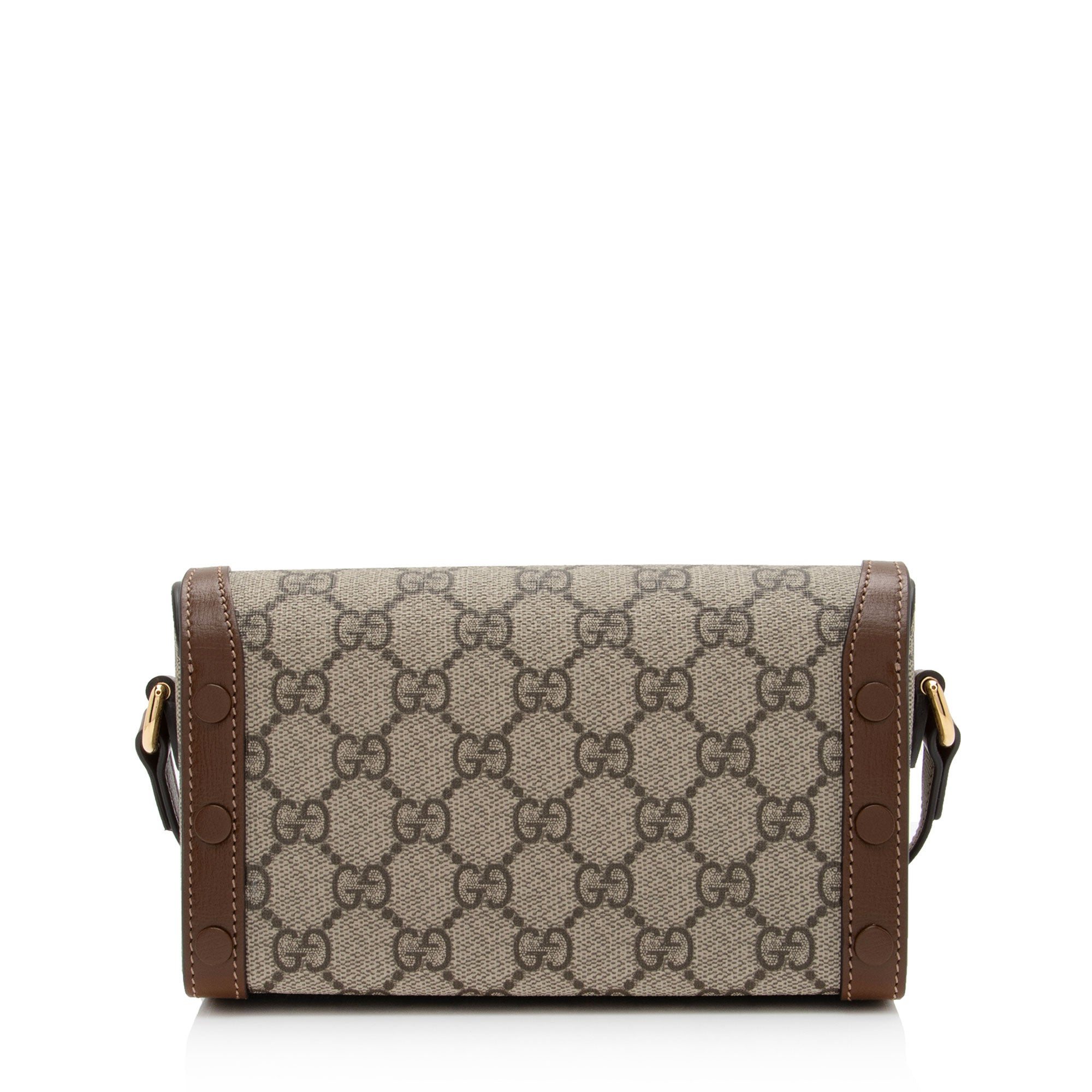 Gucci GG Supreme Horsebit 1955 Mini Shoulder Bag (SHF-IqWPZK)