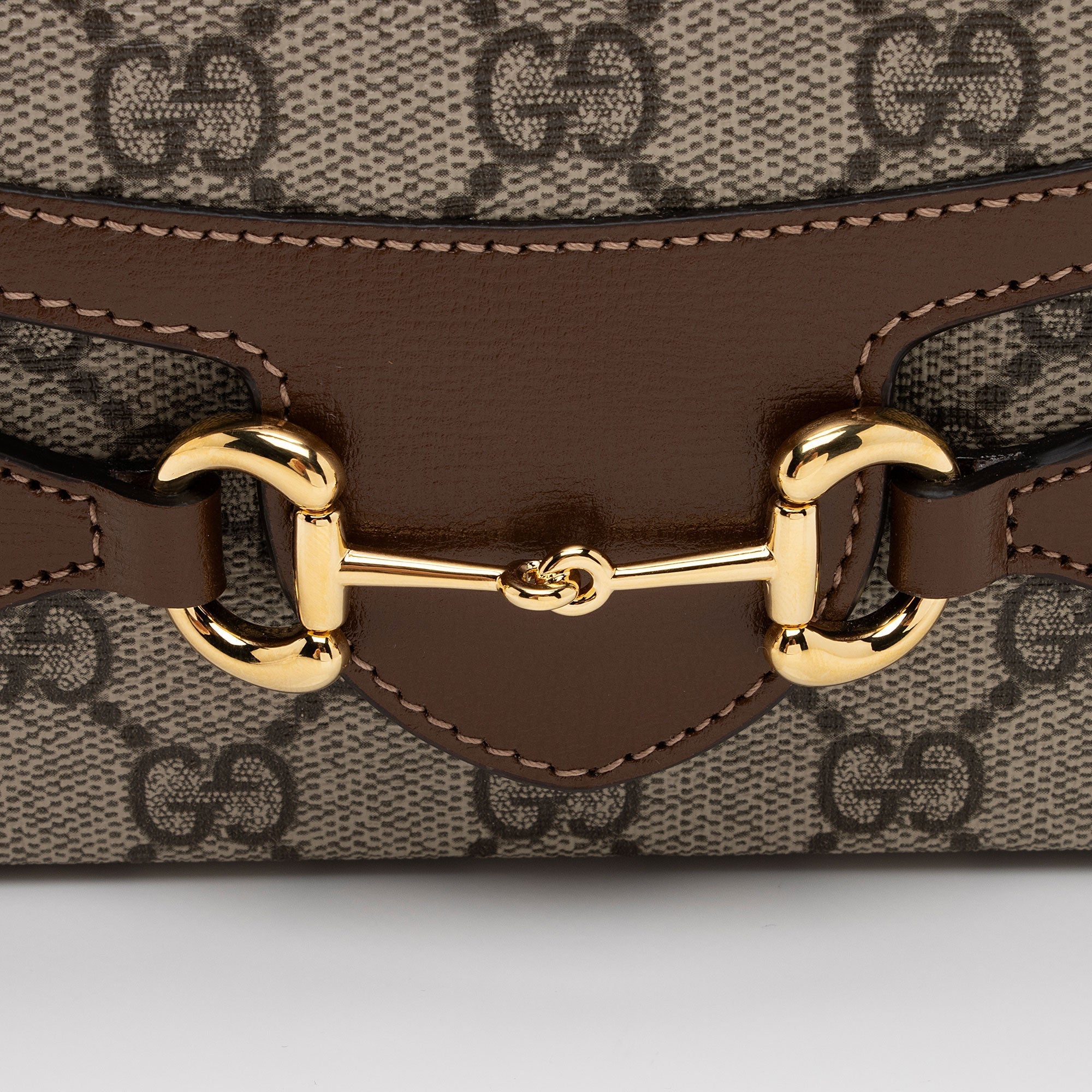 Gucci GG Supreme Horsebit 1955 Mini Shoulder Bag (SHF-IqWPZK)