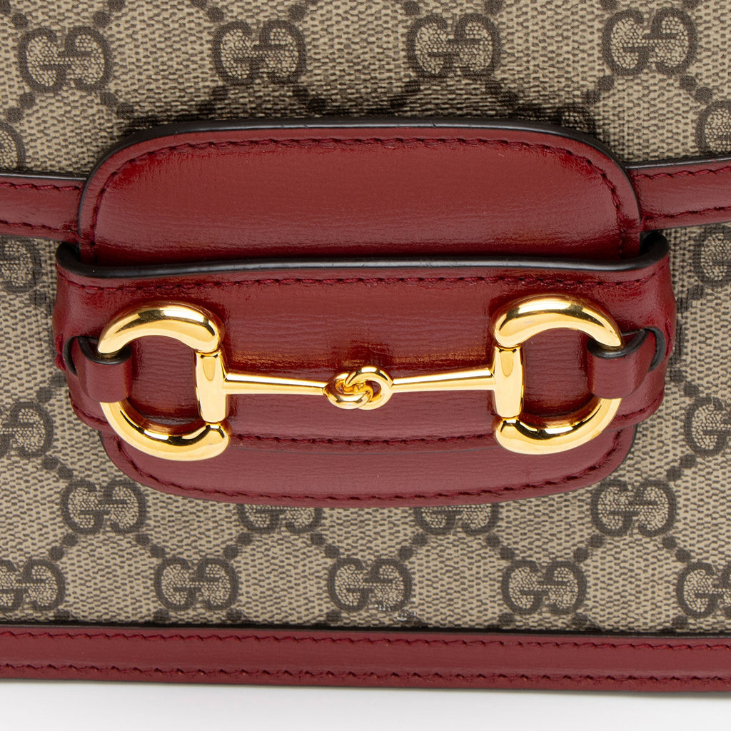 Gucci GG Supreme Horsebit 1955 Medium Shoulder Bag