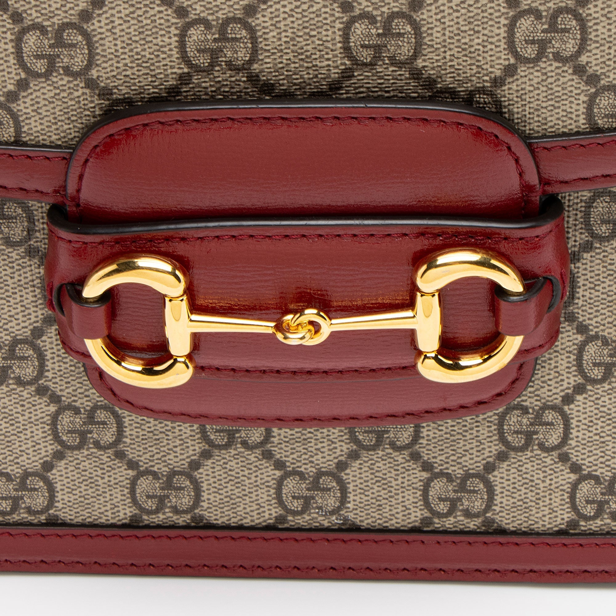 Gucci GG Supreme Horsebit 1955 Medium Shoulder Bag