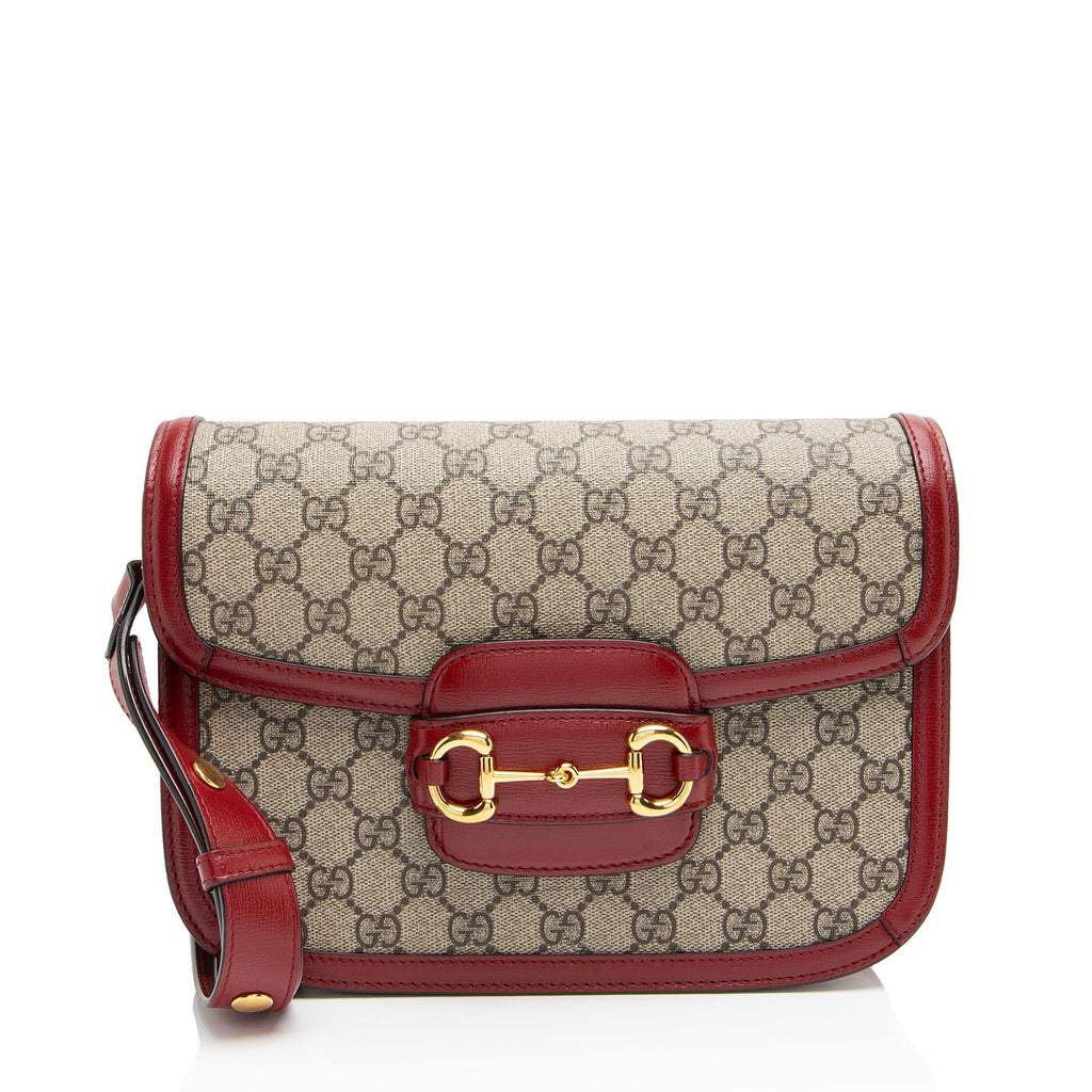 Gucci GG Supreme Horsebit 1955 Medium Shoulder Bag