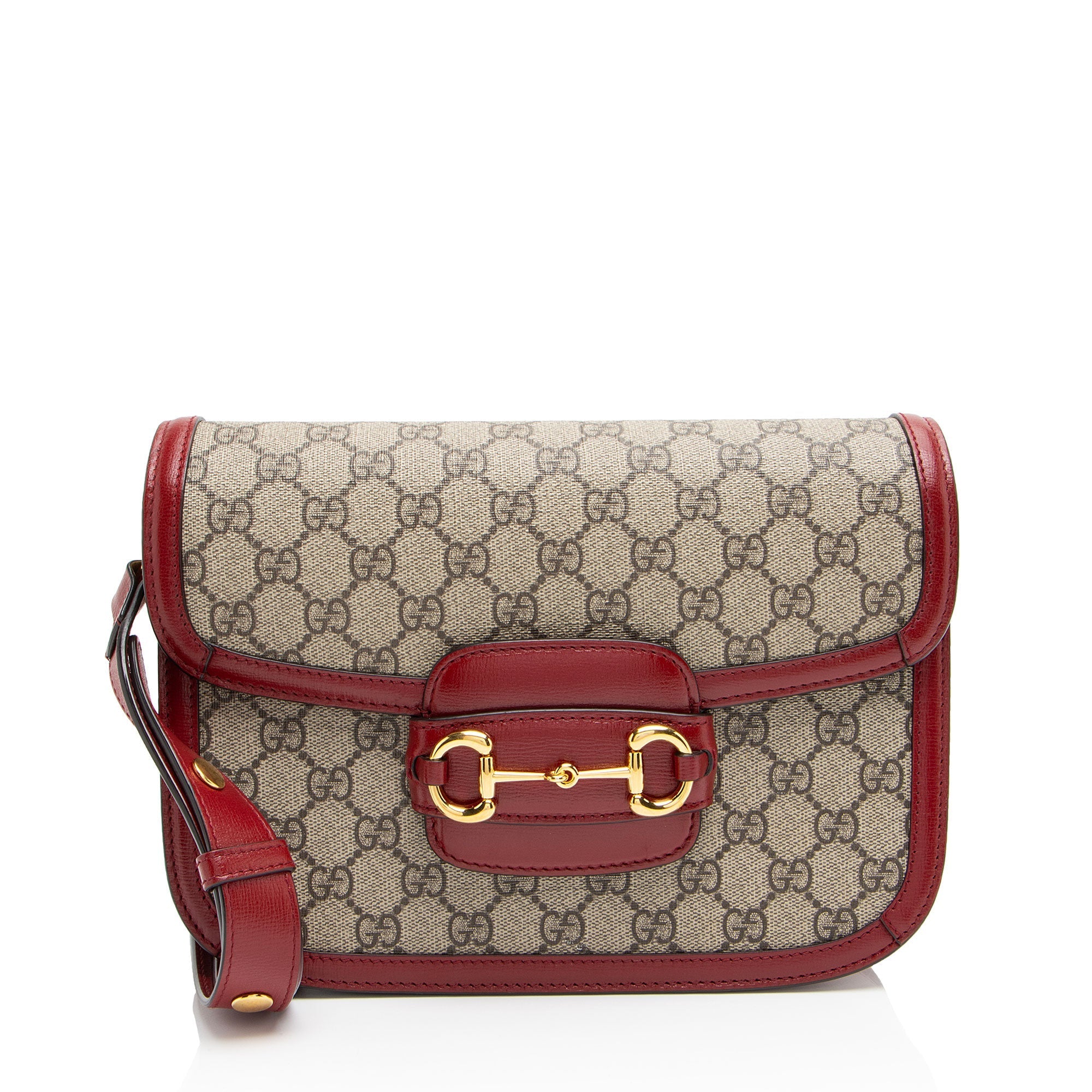 Gucci GG Supreme Horsebit 1955 Medium Shoulder Bag