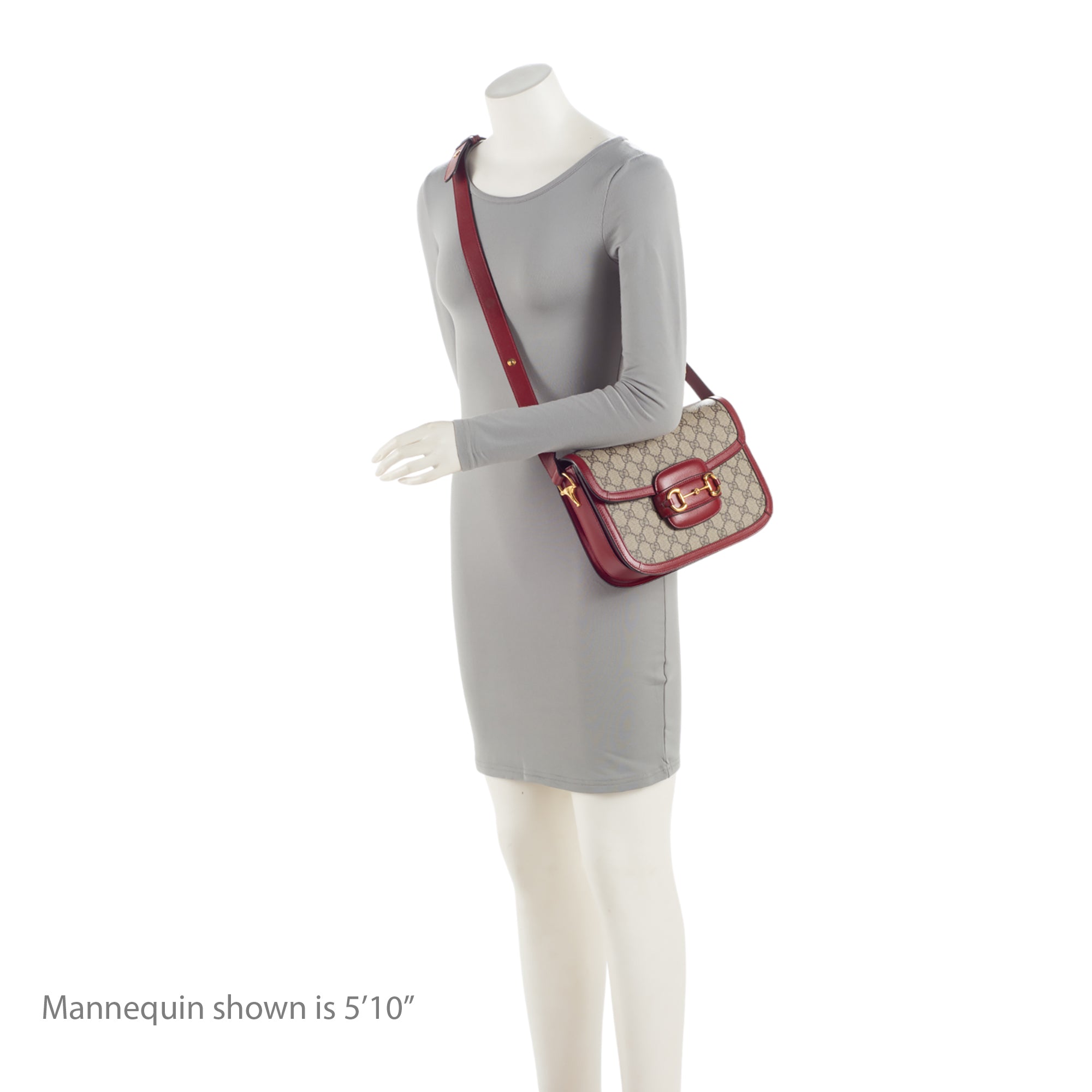 Gucci GG Supreme Horsebit 1955 Medium Shoulder Bag