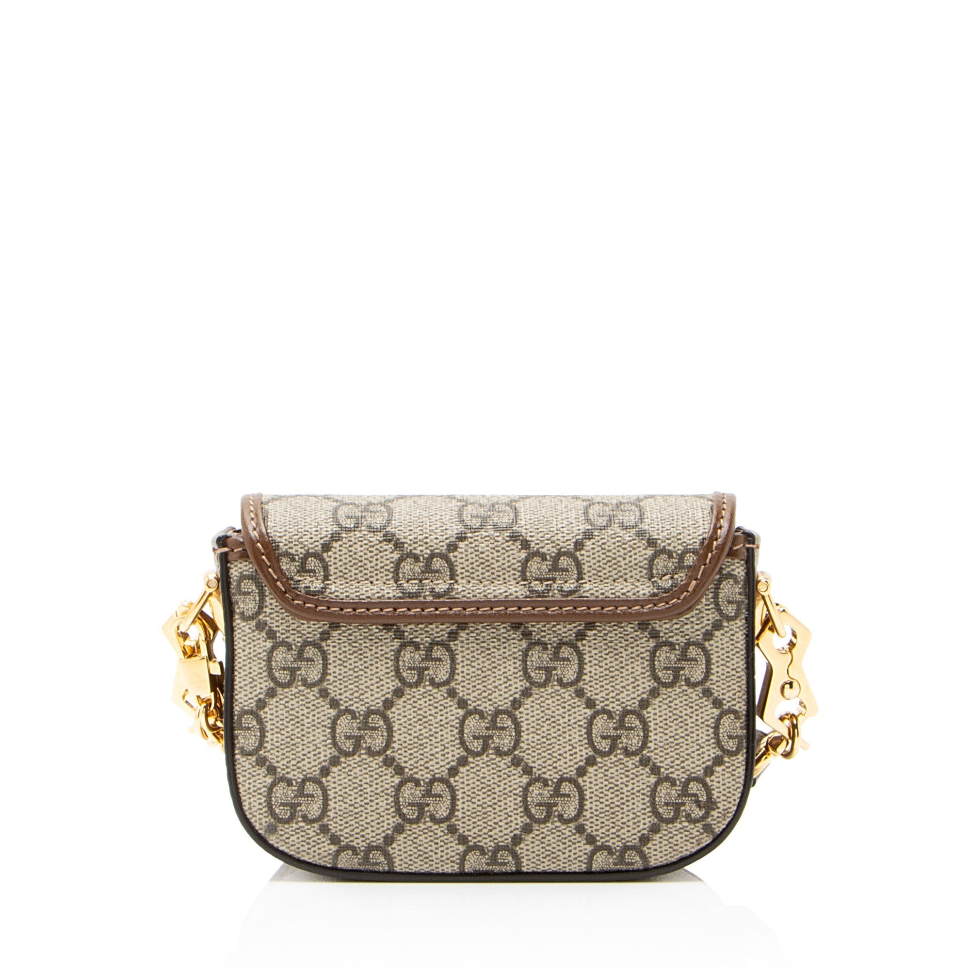 Gucci GG Supreme Horsebit 1955 Super Mini Shoulder Bag
