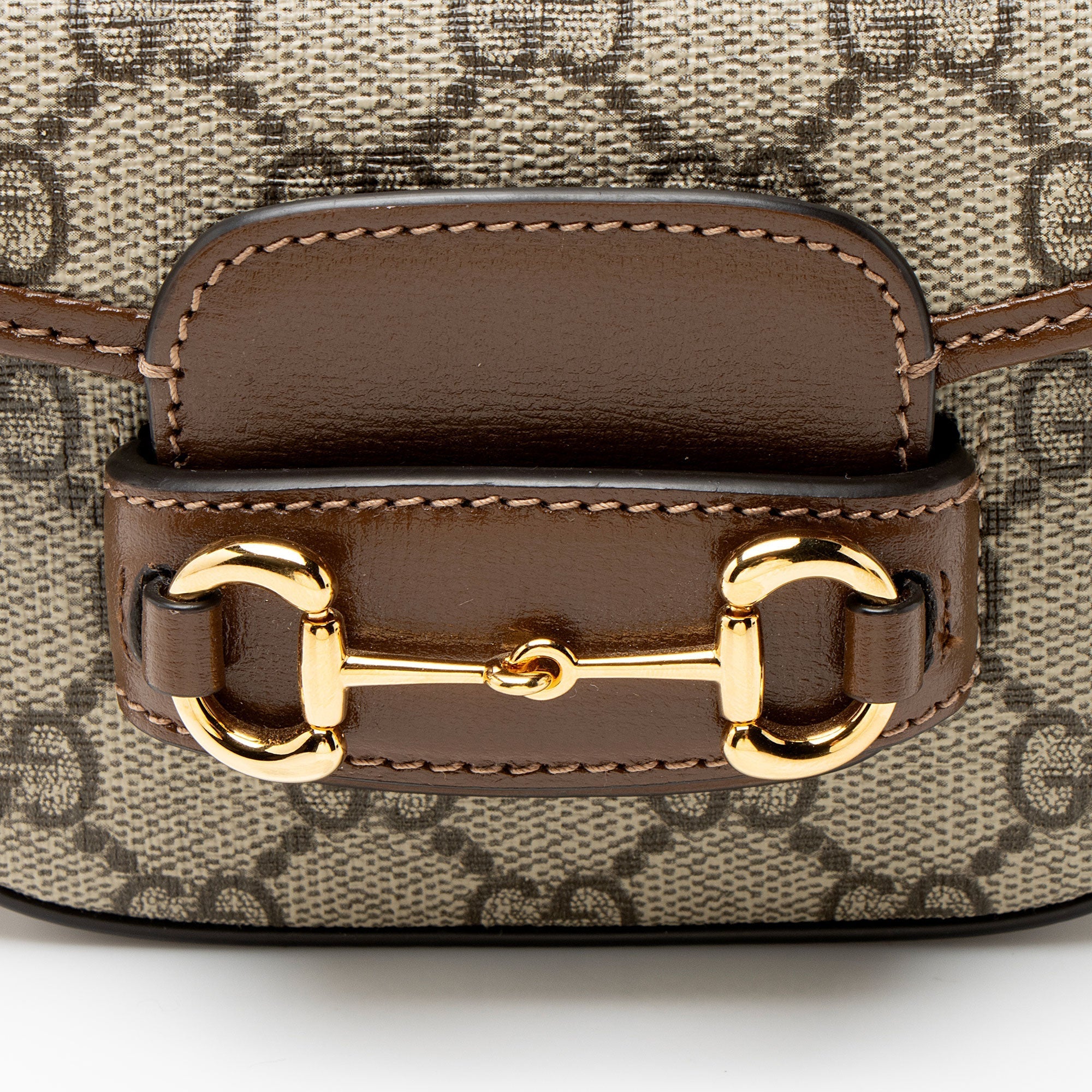 Gucci GG Supreme Horsebit 1955 Super Mini Shoulder Bag