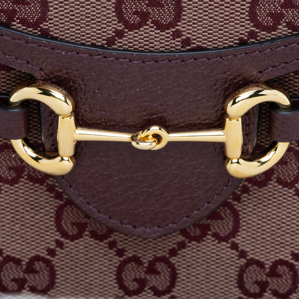 Gucci GG Supreme Horsebit 1955 Vertical Mini Shoulder Bag (SHF-bzUUtz)