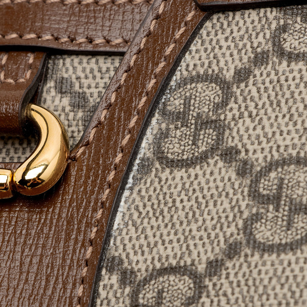 Gucci GG Supreme Horsebit 1955 Vertical Mini Shoulder Bag
