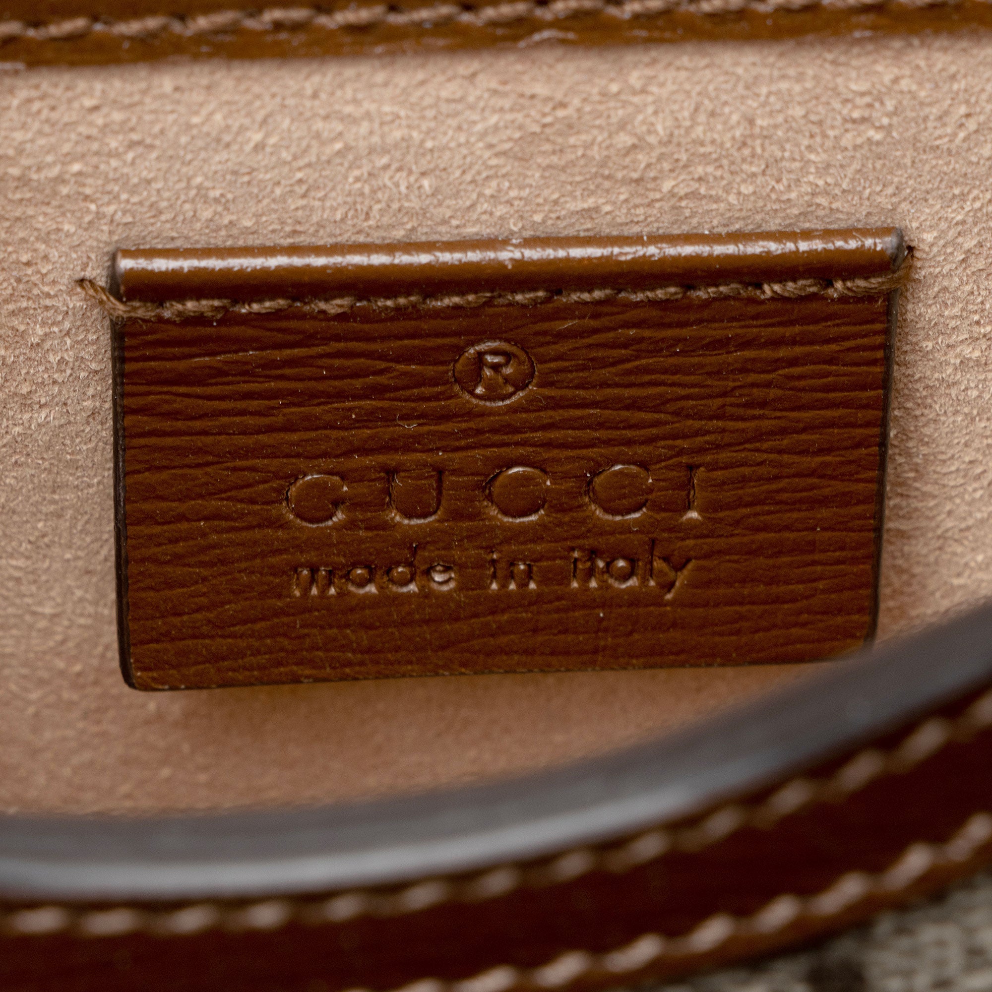 Gucci GG Supreme Horsebit 1955 Vertical Mini Shoulder Bag