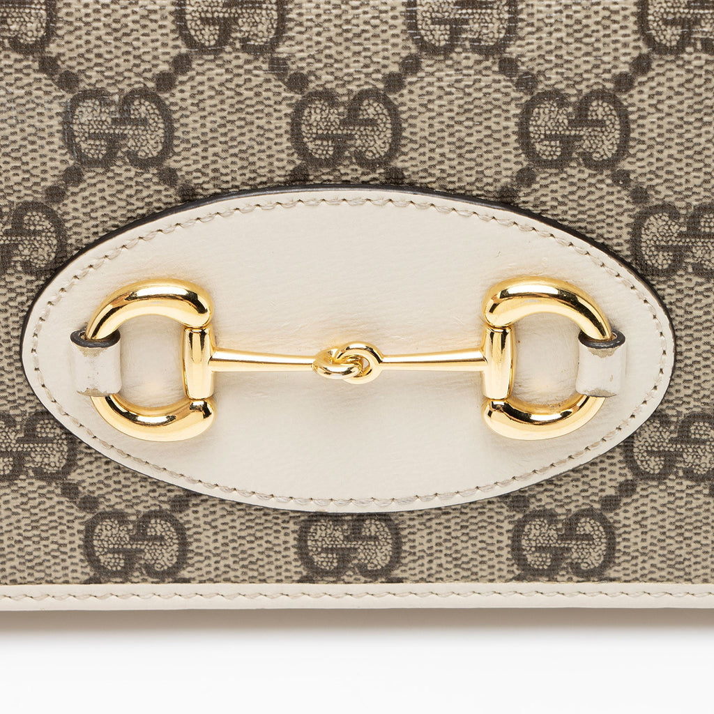Gucci GG Supreme Horsebit 1955 Wallet on Chain