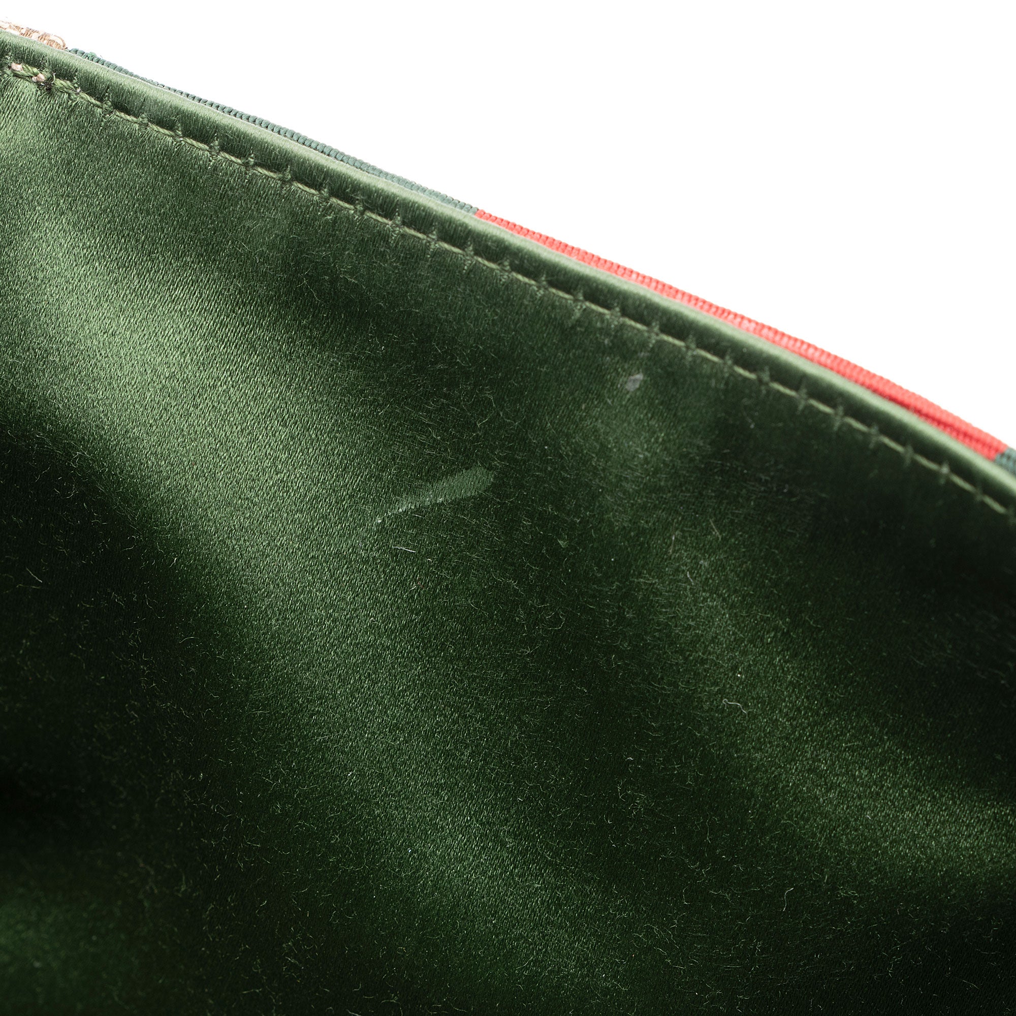 Gucci GG Supreme Horsebit Web Chain Shoulder Bag