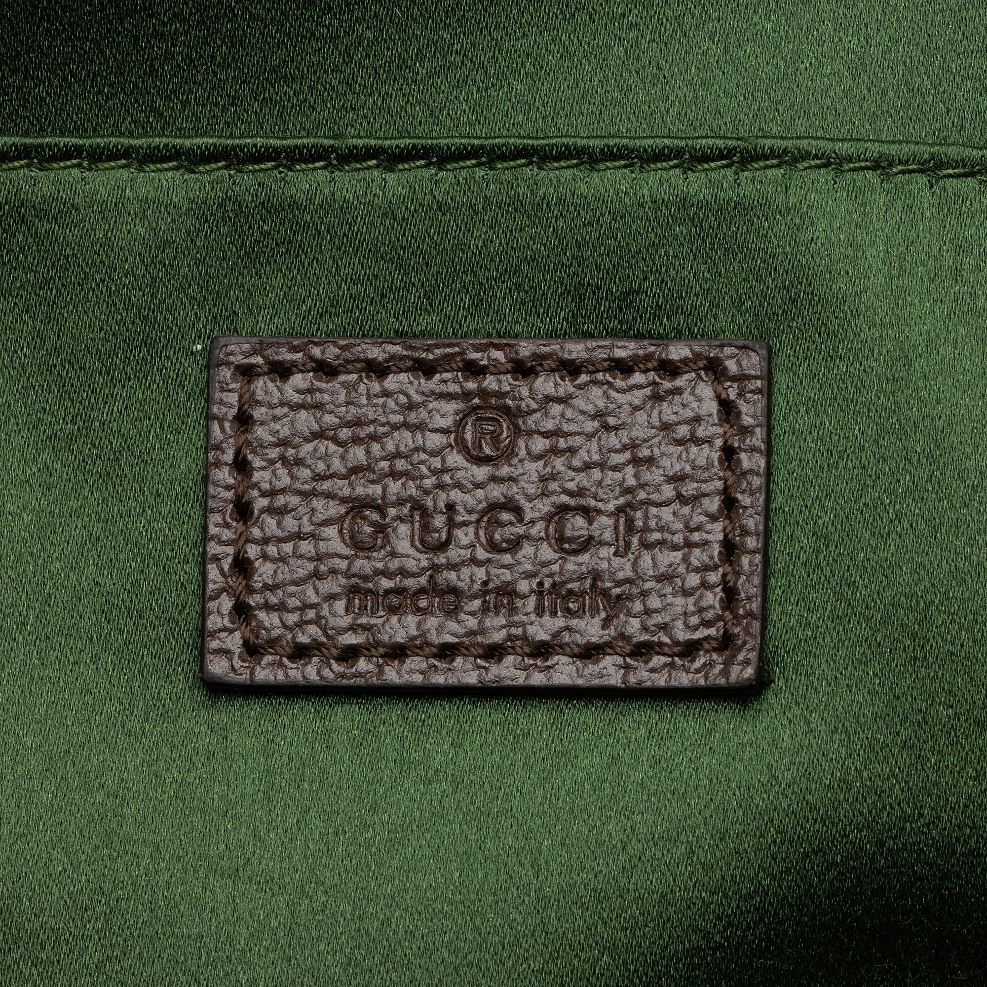 Gucci GG Supreme Horsebit Web Chain Shoulder Bag
