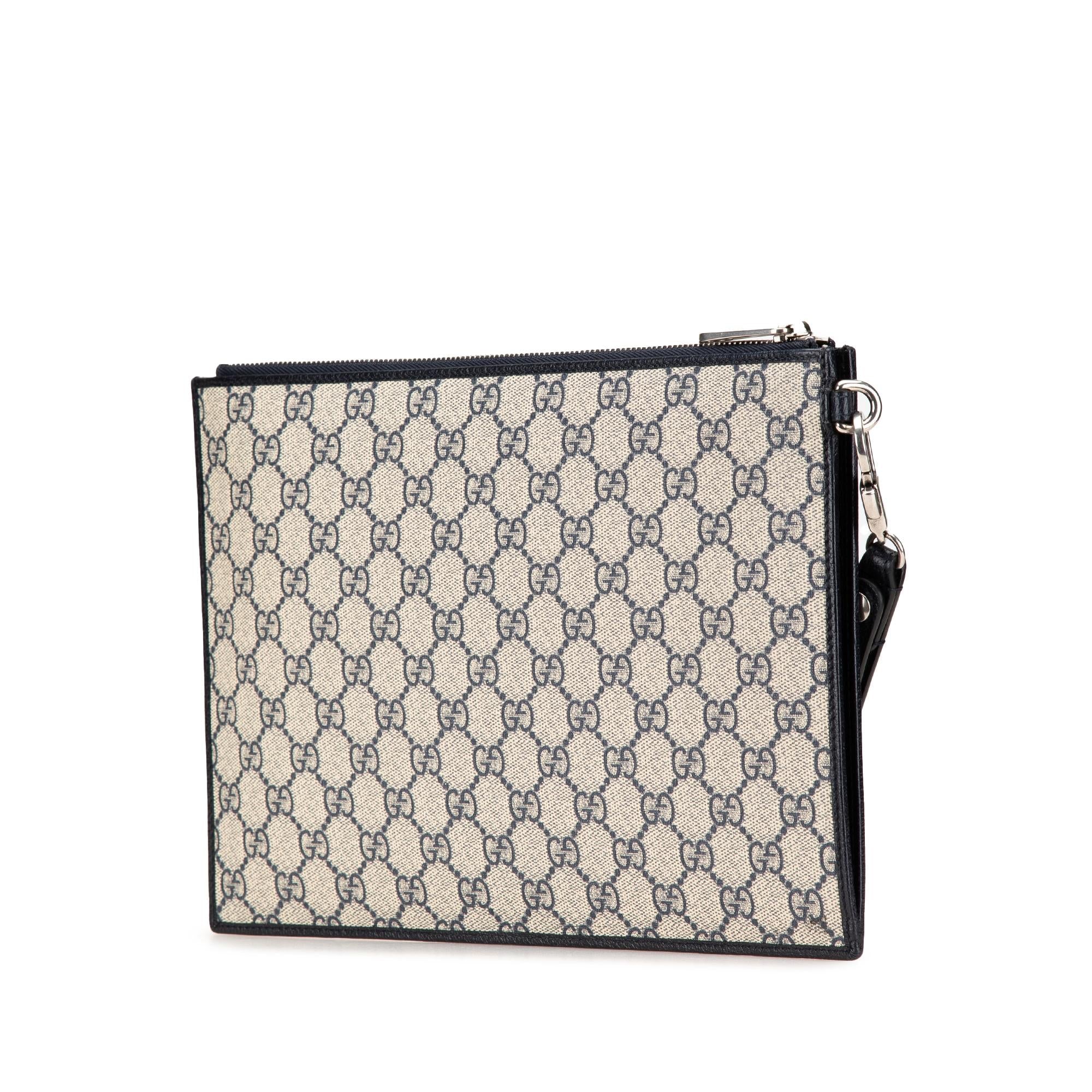 Gucci GG Supreme Interlocking G Clutch