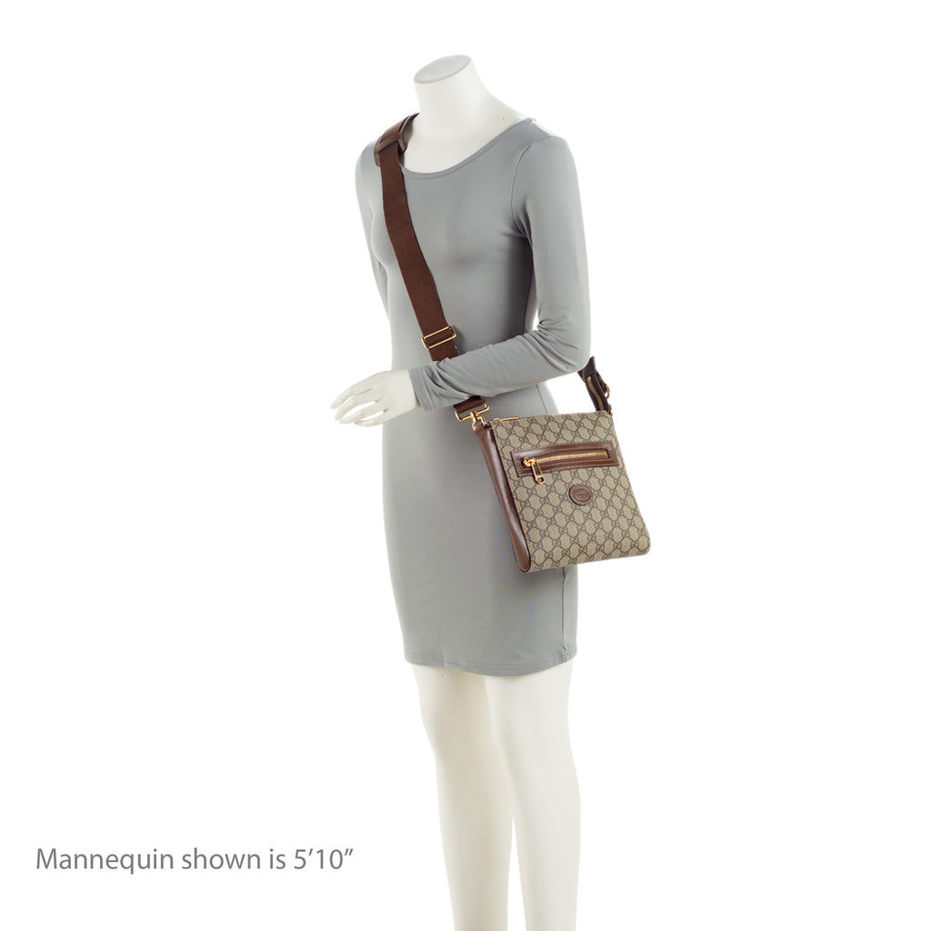 Gucci GG Supreme Interlocking G Messenger (SHF-WkgN3A)