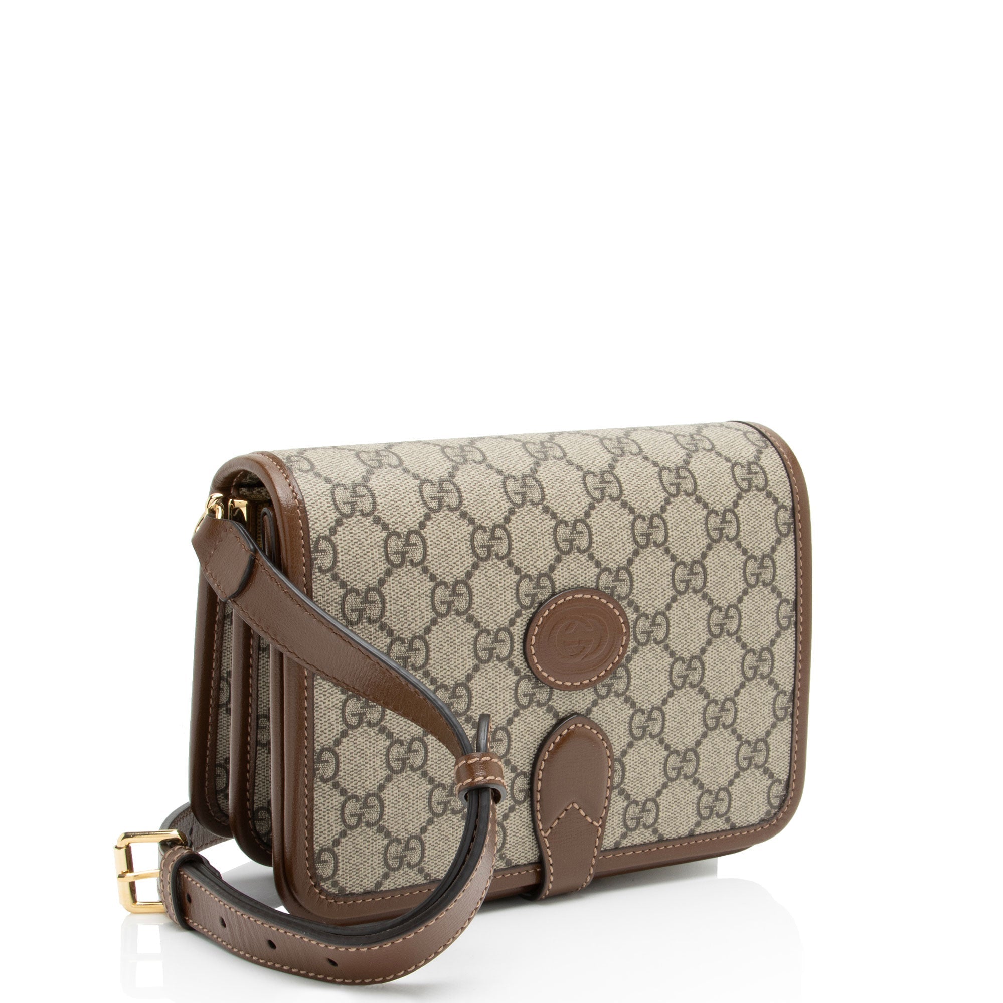 Gucci GG Supreme Interlocking G Mini Crossbody