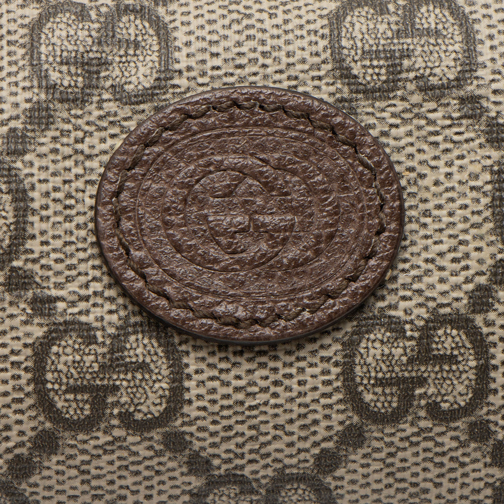 Gucci GG Supreme Interlocking G Strawberry Charm Coin Purse