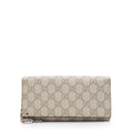 Gucci GG Supreme Interlocking G Wallet on Chain Bag (SHF-lSPCY3)