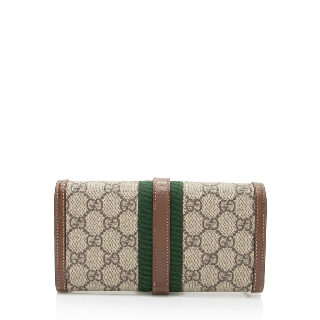 Gucci GG Supreme Jackie 1961 Chain Wallet (SHF-4Ai3Gr)