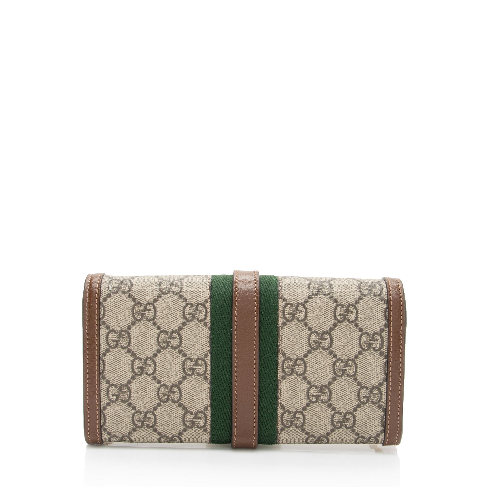 Gucci GG Supreme Jackie 1961 Chain Wallet (SHF-4Ai3Gr)