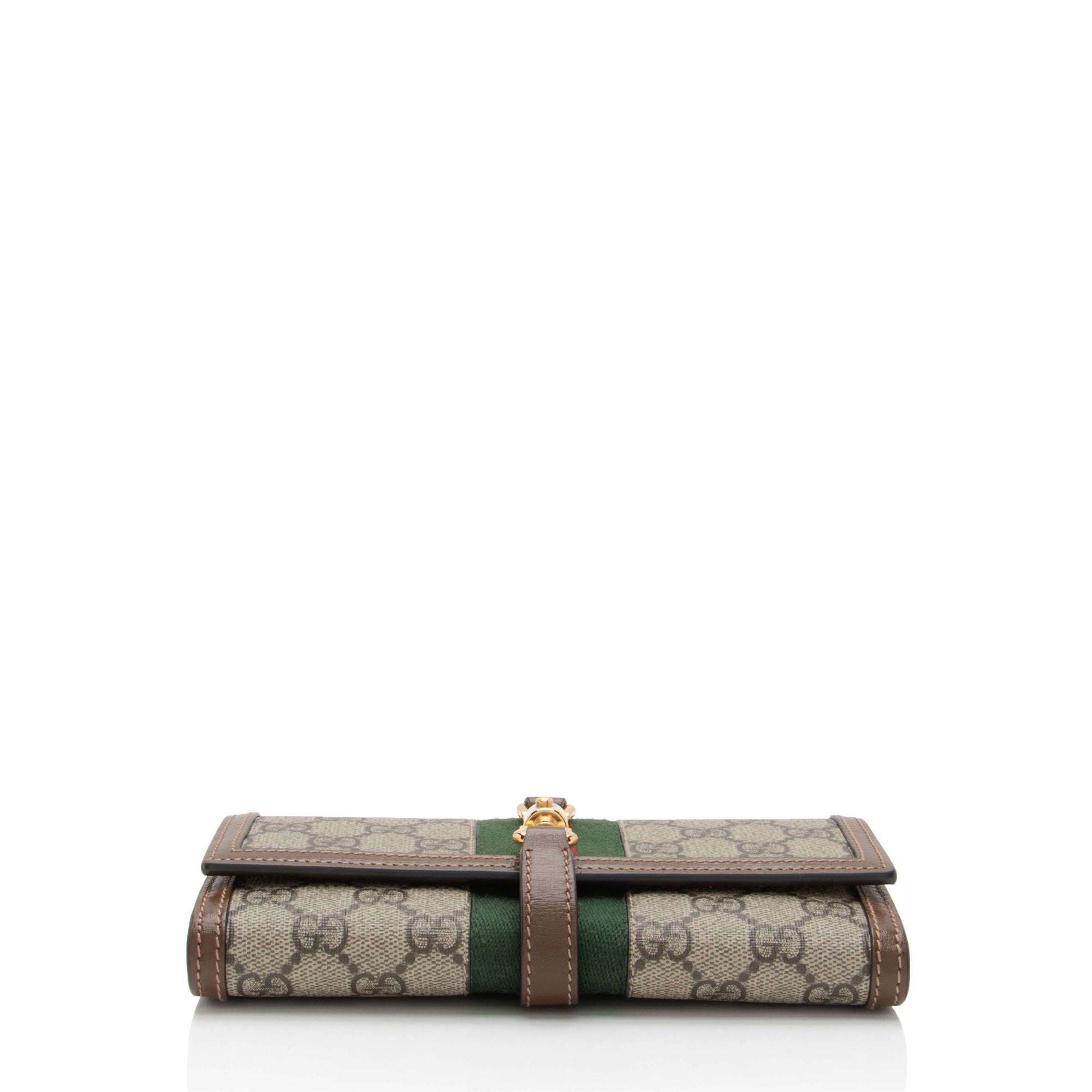 Gucci GG Supreme Jackie 1961 Chain Wallet (SHF-X2fzmk)