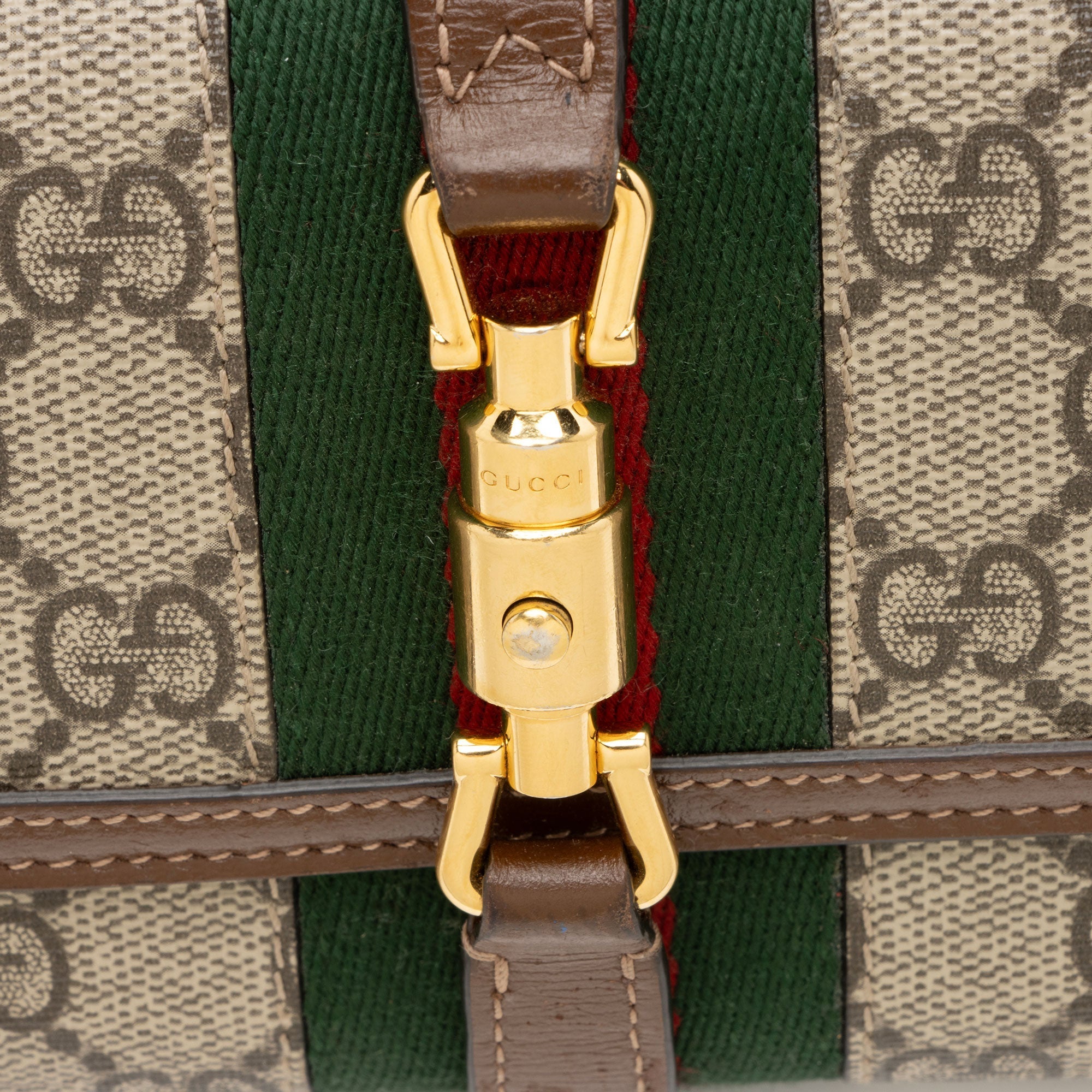 Gucci GG Supreme Jackie 1961 Chain Wallet