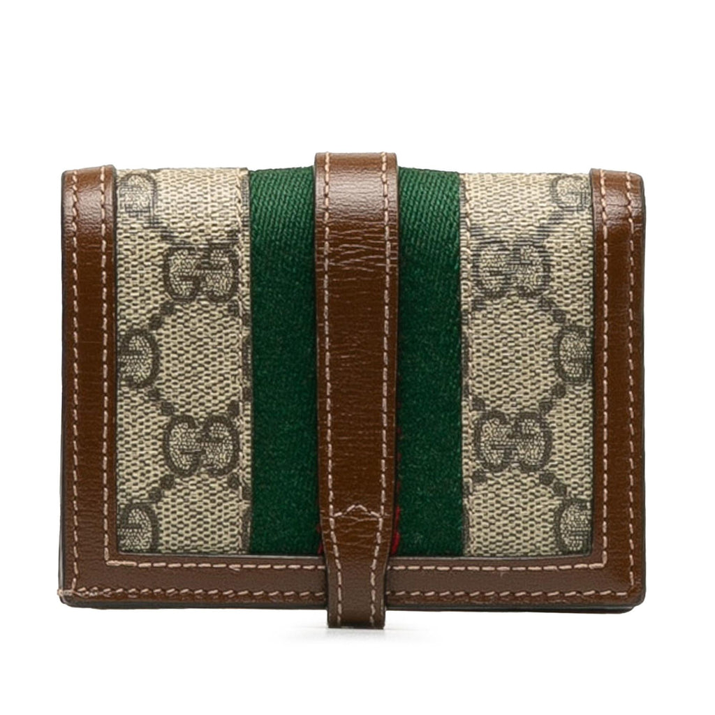 Gucci GG Supreme Jackie 1961 Compact Wallet (SHG-EbOrCQ)