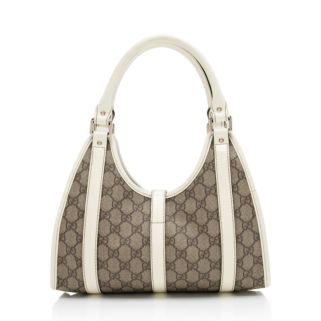 Gucci GG Supreme Joy Bardot Small Shoulder Bag (SHF-wBWBB2)