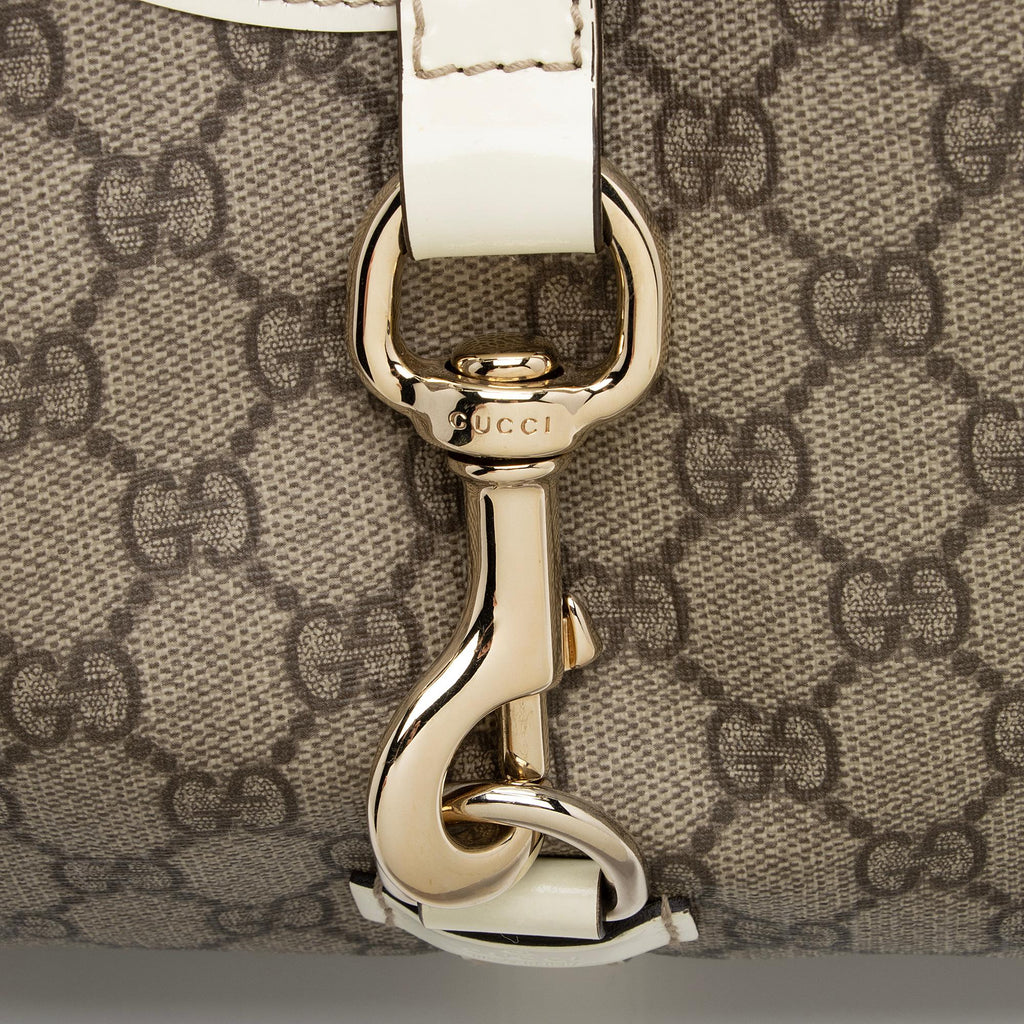 Gucci GG Supreme Joy Bardot Small Shoulder Bag (SHF-wBWBB2)