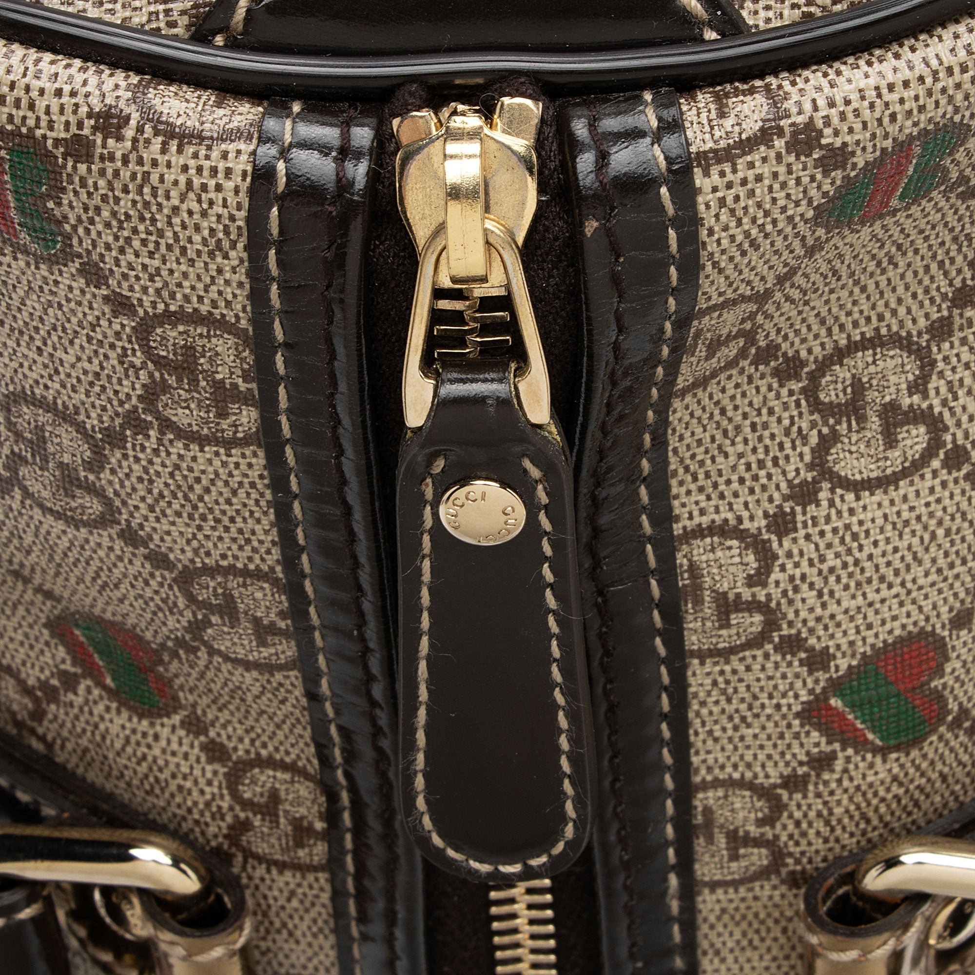 Gucci GG Supreme Tattoo Hearts Joy Boston Bag (SHF-H1LsWc)