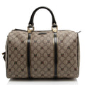 Gucci GG Supreme Tattoo Hearts Joy Boston Bag (SHF-H1LsWc)