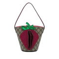 Gucci GG Supreme Kids Strawberry Bucket Bag (SHG-TqqNA8)