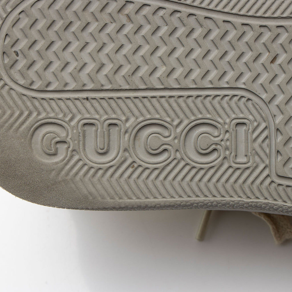 Gucci GG Supreme Leather Interlocking G Platform Sneakers - Size 5.5 / 35.5